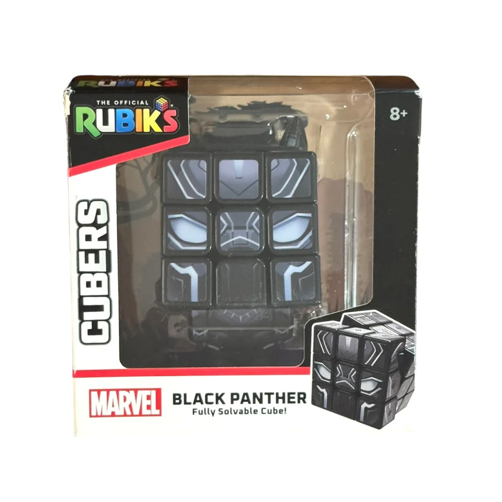 New Rubik's Black Panther Cubers Puzzle Desk Fidget Toy